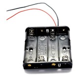 带引线DIY电池盒（4节5号串联） 无线遥控 智能小车 电源 充电
