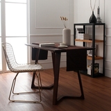 北欧简约现代全实木餐书桌椅组合美式客厅书房卧室桌子定制特价