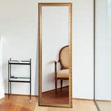 五福星欧式豪华服装店试衣镜穿衣镜全身镜壁挂镜子靠挂墙镜可定制