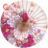 泸州传统古典防雨 油纸伞 中国江南舞蹈桐油手工工艺伞 樱花