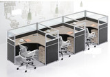 办公家具三人六人员工办公桌3人6人组合屏风职员工作位卡座桌子