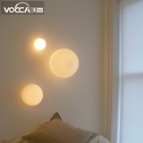 北欧创新圆球卧室床头壁灯 LED现代简约客厅厨卫阳台楼梯过道灯具