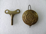 古董收藏 民国老挂钟铜钥匙和钟摆铜器 包邮