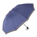 超大2人韩国雨伞折叠商务三折加固双人定制广告雨伞男女士