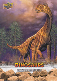 UPPER DECK 恐龙卡普卡71camarasaurus圆顶龙