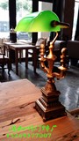 漫咖啡厅卡座台灯特色欧式铜台灯蒋介石台灯老上海银行台灯