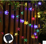太阳能灯串户外防水led灯彩色霓虹闪灯圣诞节日花园草坪装饰灯串