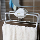 日本LEC强力吸盘毛巾架浴巾架厨房免打孔挂毛巾杆壁挂钩卫浴用品