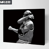 迷朗diy数字油画客厅卧室NBA篮球明星人物大副手绘装饰画飞人乔丹