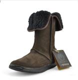 女鞋过膝雪地羊毛crocs卡洛驰2015专柜正品代购伊洛尼皮靴 OM323