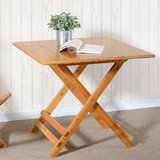 楠竹餐桌折叠桌简易吃饭桌小方桌实木折叠小桌子家用折叠小圆桌子