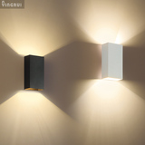 简约现代LED创意铁艺个性壁灯客厅背景卧室书房餐厅个性灯具灯饰