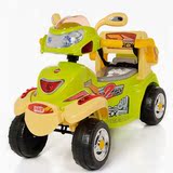 摩托车儿童单驱动电动车12个月童车遥控四轮摇摆玩具车儿童电动车