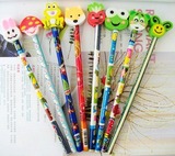 小学生文具礼物创意新奇 小孩用品带橡皮铅笔 儿童玩具批发地摊货
