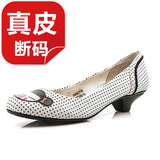 瑕疵鞋中国娃娃浅口低跟不对称鸳鸯女鞋舒适低跟专柜正品时尚单鞋