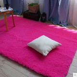 芦苇 丝毛简约现代客厅地毯家用茶几卧室满铺床边垫防滑毯飘窗垫
