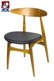 北欧创意家具 实木餐椅现代简约 日式韩式PU皮软包餐椅休闲椅