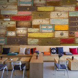 欧式抽象复古抽屉收集墙纸壁纸卧室客厅主题餐厅ktv背景大型壁画