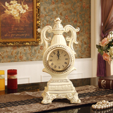 欧式高档陶瓷台钟 家居坐钟摆件时钟装饰钟表时尚创意客厅座钟