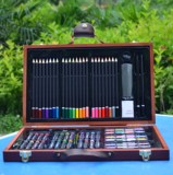 儿童画笔套装 美术用品绘画工具箱 彩铅蜡笔 画画礼盒 生日礼物