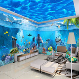3d地板 防滑瓷砖卫生间地砖客厅立体艺术瓷砖背景墙 微晶石海洋