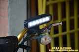 车改装前大灯外置辅助LED照明灯摩托车led大灯助力车12V超亮踏板