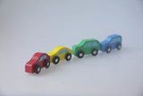 木制质小汽车 儿童轨道模型小轿车玩具 滑行玩具车 1岁以上 正品