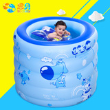 思贝 婴儿游泳池 充气圆形宝宝婴幼儿游泳池保温儿童大号戏水池