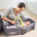 婴儿床外出便携式宝宝分隔床安全折叠小床游戏多功能旅行床床中床