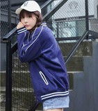 现货   2016秋季新款灯芯绒夹克短外套女棒球服8217/W010/P85