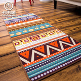 欧式创意简约时尚田园民族风几何厨房卧室床边薄地毯地垫毯子脚垫