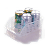可叠加日本进口冰箱收纳盒冷藏抽屉式冰箱整理盒食品收纳箱筐5542