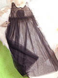 【脑洞】2016塔卡沙格林先生系列网眼纱丝绒贴布背心连衣裙三色入