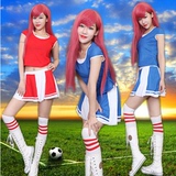 欧洲杯足球宝贝啦啦队啦啦操拉拉队服装健美操女套装DS演出服装