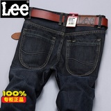 Lee男士牛仔裤专柜正品代购四季款中腰直筒修身简约舒适牛仔长裤