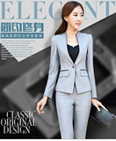 2016女春季新款韩版职业小西服修身套装女士长袖西装气质休闲正装