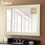 Tifullhome简约卫生间镜子壁挂浴室镜化妆镜装饰玄关镜粘贴墙新品