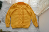 纯手工编织儿童羊毛毛衣 韩式棒针厚款保暖羊毛套头衫 男童女童