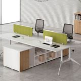 包邮新款1.2米员工桌办公家具现代简约电脑屏风职员桌椅2 4人组合