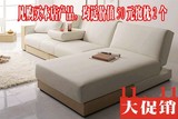 出口日本日式多功能贵妃沙发皮艺沙发床宽大拆叠沙发带茶几带储物