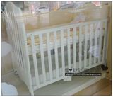 包邮【英氏】新款婴儿床白色大小床 高度可调ZE11317-1/ZE11318-1