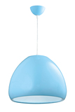 地中海风情蓝色单头吊灯简约现代时尚个性铝材餐吊送光源品质保证