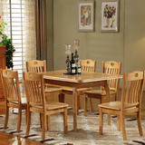 折叠餐桌实木餐桌椅组合 可伸缩小户型饭桌方桌正方形现代