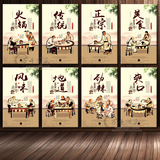 四川重庆火锅店装饰画饮食文化现代挂画酒店中式餐厅美食饭店壁画