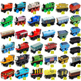 tomy托马斯磁性小火车套装 木质儿童37款轨道婴幼儿玩具套装 男孩