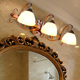 欧柏图 欧式LED镜前灯 卫生间浴室美式镜柜灯 复古化妆台灯饰J45