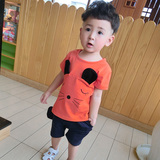 宝宝夏装男1-3周岁潮套装男童夏季童装婴儿衣服儿童韩版短袖0-2岁