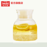 日本怡万家Iwaki原装进口玻璃瓶蜂蜜瓶储物罐泡酒瓶1000ml