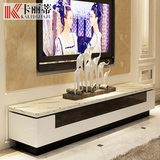 新款大理石电视柜简约现代 欧式小户型客厅电视柜茶几组合套装