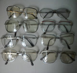 怀旧老库存 80年代老眼镜 太阳镜 金属框 道具收藏